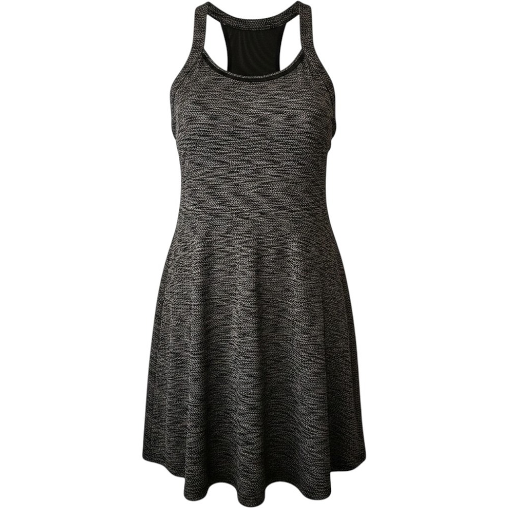 MPG Mondetta Performance Gear Black White Geometric Racerback Active Dress Large